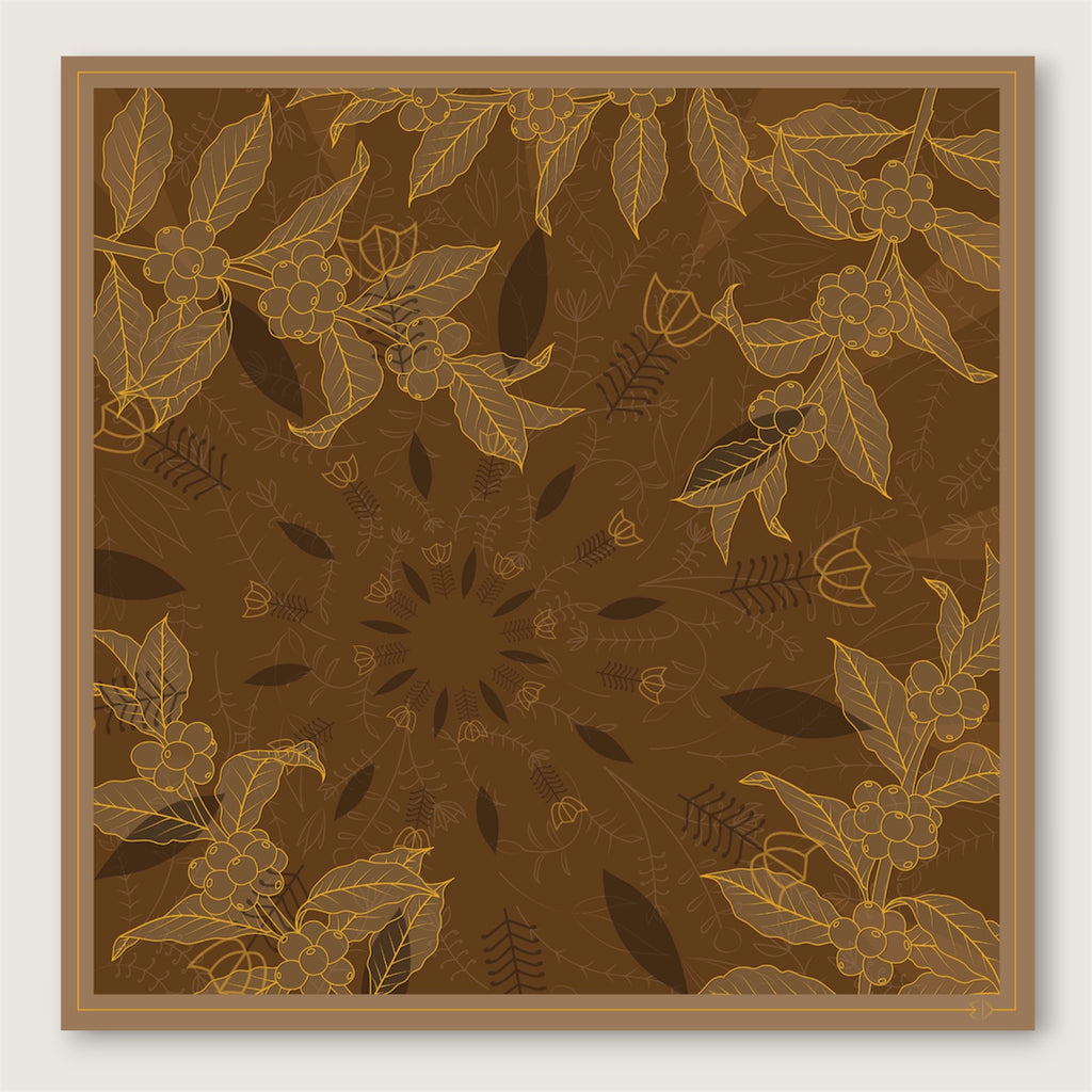 Bunna Dark Silk Scarf